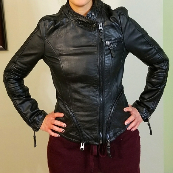 Zara Leather Jacket - Never Been Worn - Picture 3 of 5